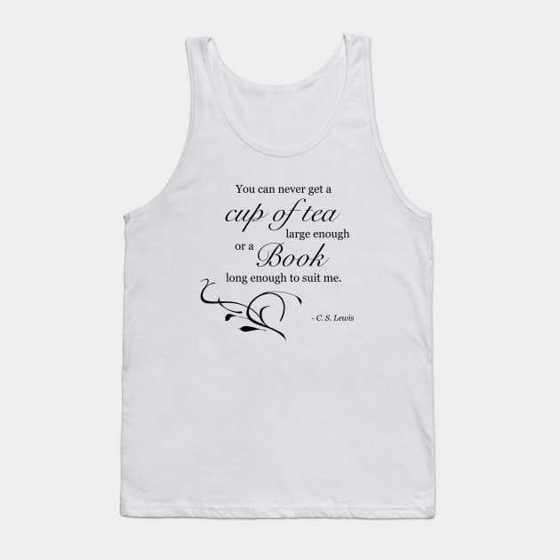 Books and Tea Tank Top by LoveLiterature